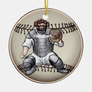 Baseball Catcher ornament