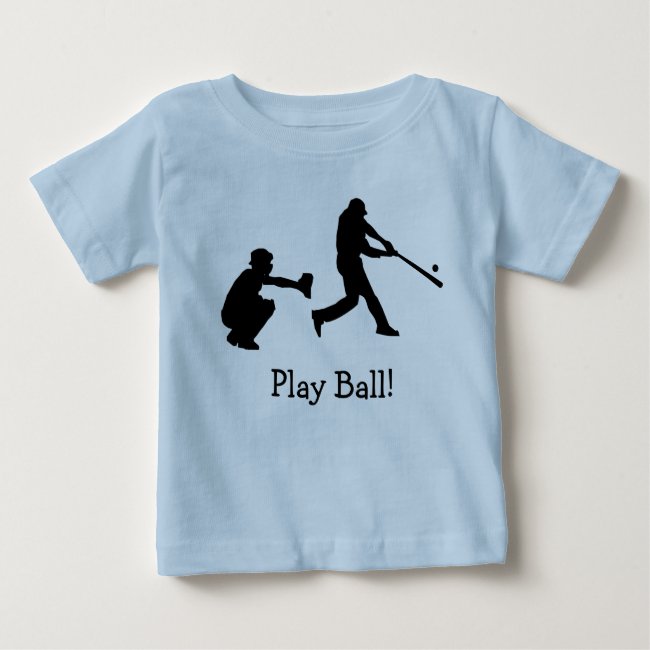 Baseball Catcher Pitcher Sports Baby T-Shirt