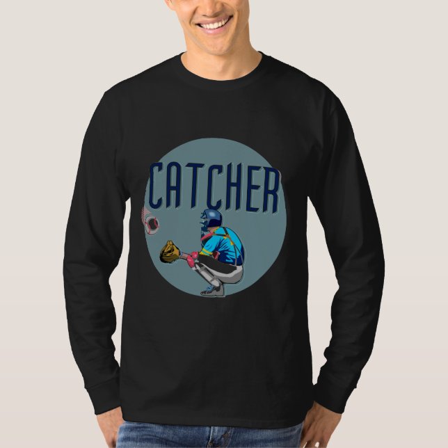Baseball Catcher T-shirts and Gifts (Front)