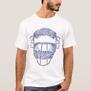 Baseball Catchers Mask Word Art T-Shirt