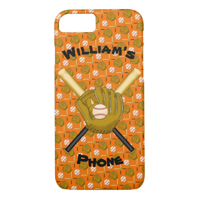 Baseball Cell Phone Case (Back)