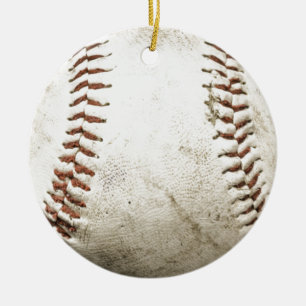 Baseball Ceramic Ornament