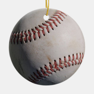 Baseball Ceramic Ornament