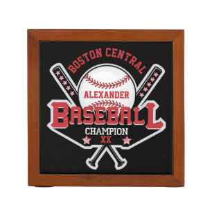 Baseball Champion Personalize Desk Organizer
