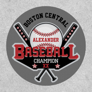 Baseball Champion Personalize  Patch