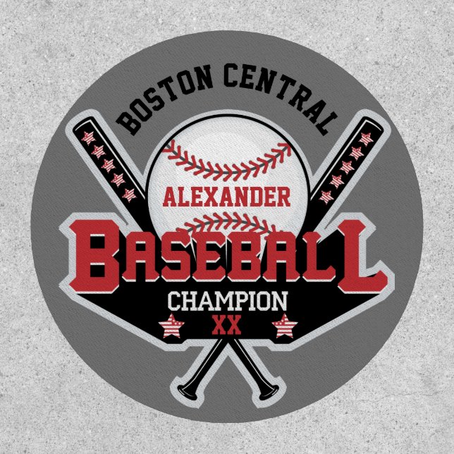 Baseball Champion Personalize  Patch (Front)