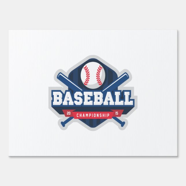 baseball championship sign (Front)