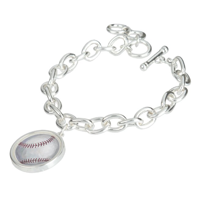 Baseball Charm Bracelet (Side)