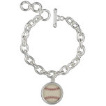 Baseball Charm Bracelet Gift at Zazzle
