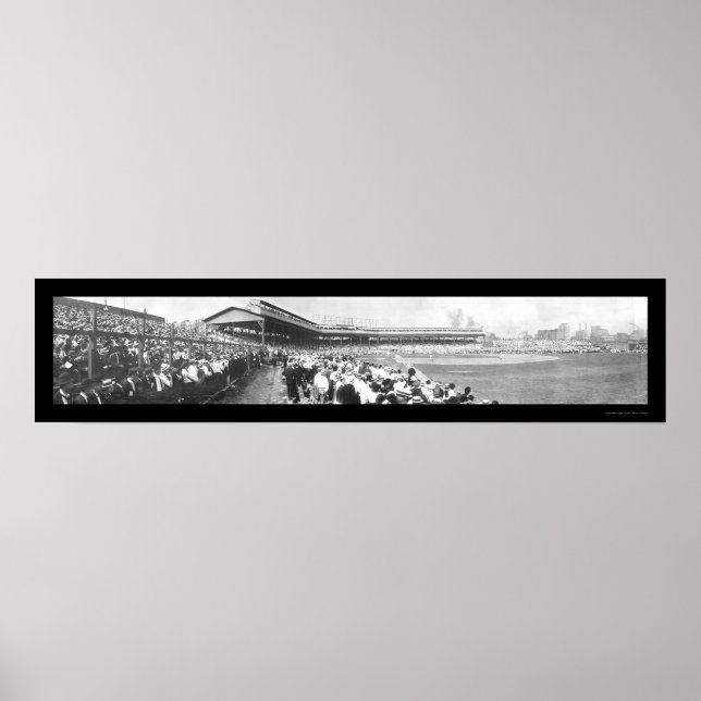 Baseball Chicago Pitt Photo 1908 Poster (Front)