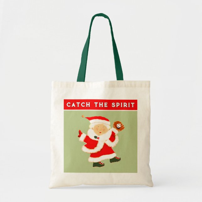 Baseball Christmas gift bag (Front)