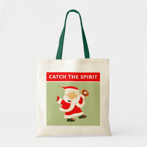Baseball Christmas gift bag