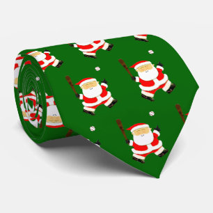 Baseball Christmas Holiday Neck Tie