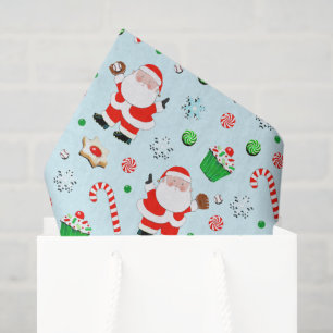 Baseball Christmas Holiday Tissue Paper