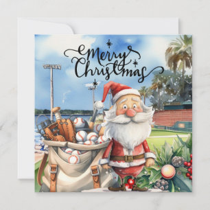 Baseball Christmas Home for the Holidays: Florida Holiday Card