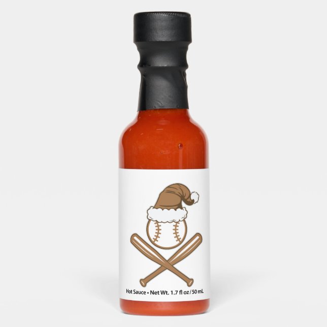 Baseball Christmas Hot Sauces (Front)