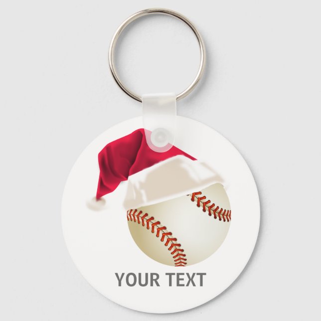 baseball christmas keychain (Front)
