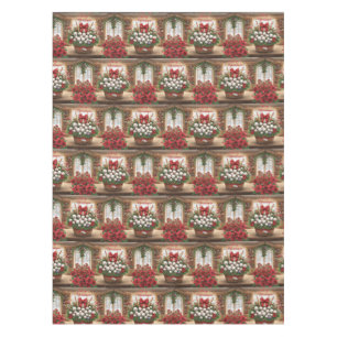 Baseball Christmas themed for player Tablecloth