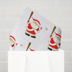 Baseball Christmas Tissue Paper