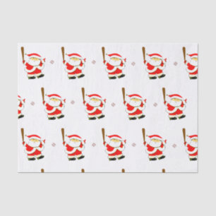 Baseball Christmas Tissue Paper