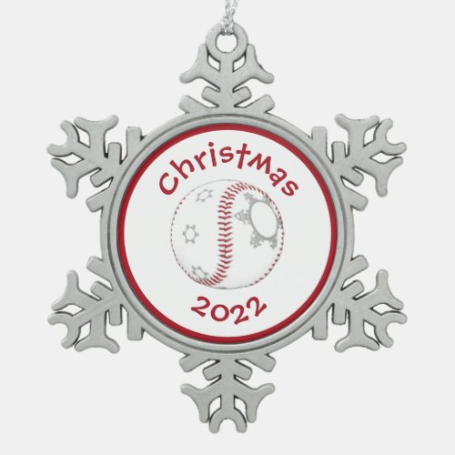 baseball Christmas tree decoration