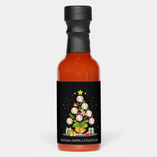 baseball christmas tree hot sauces
