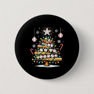 Baseball Christmas Tree Lights  Button
