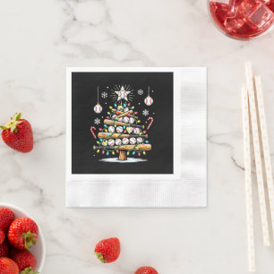 Baseball Christmas Tree Napkins