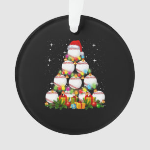 Baseball Christmas Tree Xmas Baseball Player Gift Ornament