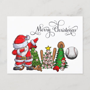 Baseball Christmas with gifts and ball    Holiday 