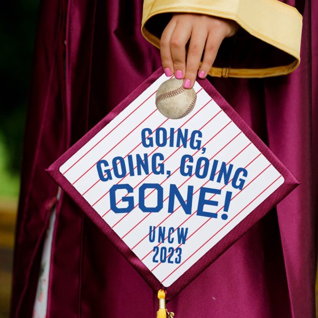 Baseball class of 2023 Boys Sports Graduation Cap Topper (Creator Uploaded)