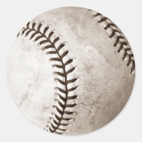 Baseball Classic Round Sticker