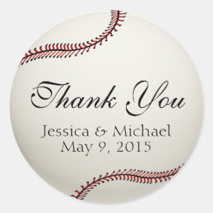 Baseball Classic Round Sticker