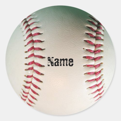Baseball   classic round sticker