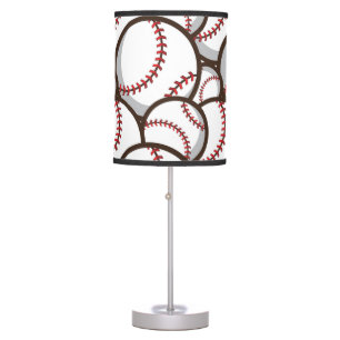 Baseball: Classic Seamless Pattern Table Lamp