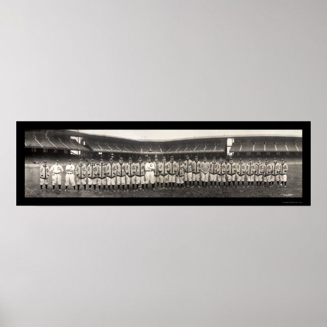 Baseball Cleveland Photo 1910 Poster (Front)