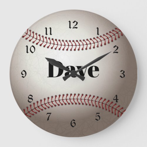 Baseball clock template