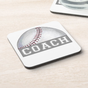 Baseball Coach Beverage Coaster