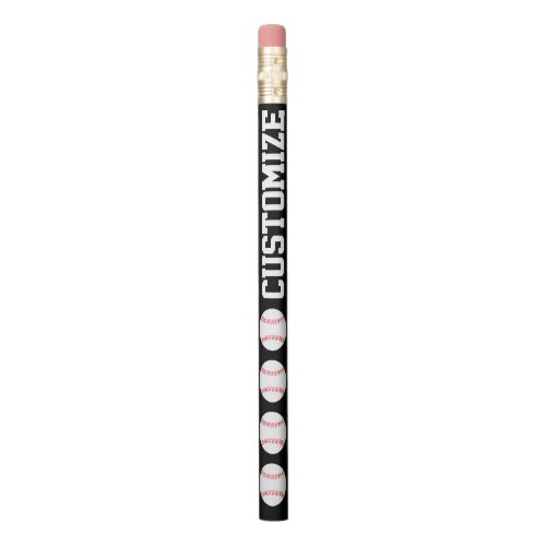 Baseball Coach Custom Team Name Sports Pencil