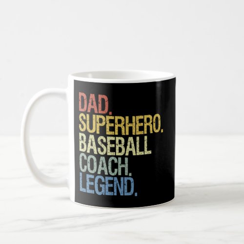 Baseball Coach Dad Coffee Mug