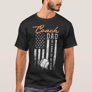 Baseball Coach Dad Like A Normal Dad Only Cooler U T-Shirt