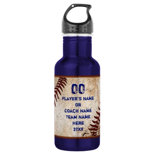 Baseball Coach Gifts Senior Baseball Gift Ideas Stainless Steel Water Bottle