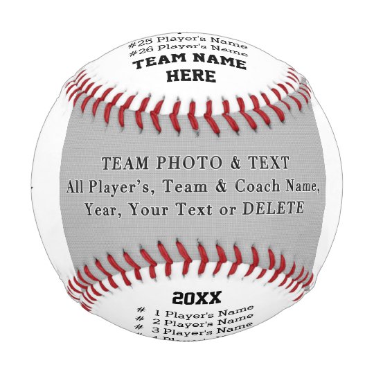 Baseball Coach Gifts, Team Photo, Player's, Coach | Zazzle.com