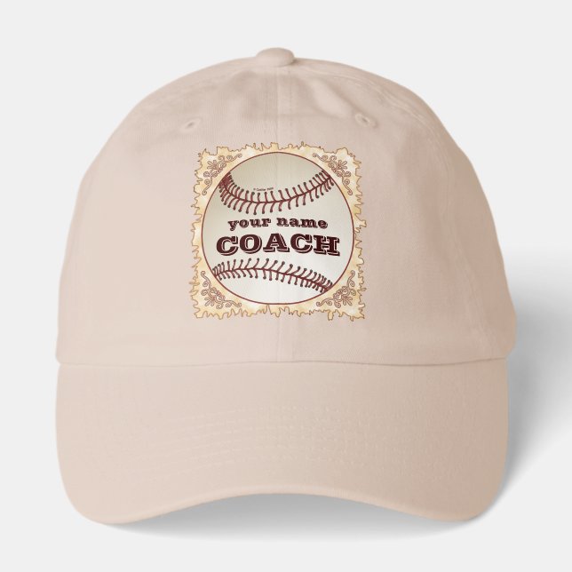 Baseball Coach  Hat (Front)
