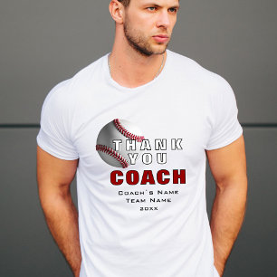 Baseball Coach Keepsake Thank you T-Shirt