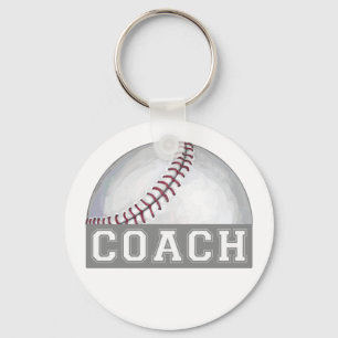 Baseball Coach Keychain