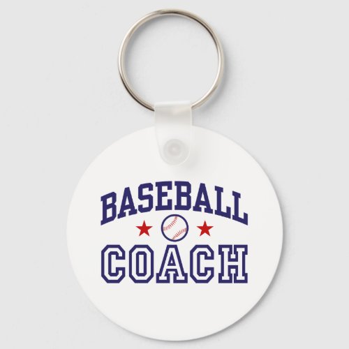 Baseball Coach Keychain