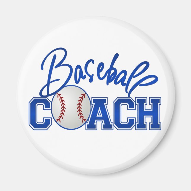 Baseball Coach Magnet (Front)