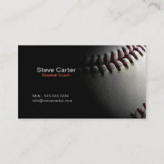 Baseball Coach Or Player Fitness Sport Card at Zazzle