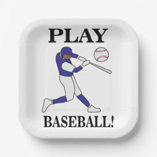 Baseball Coach Player Sports Birthday Party Paper Plates